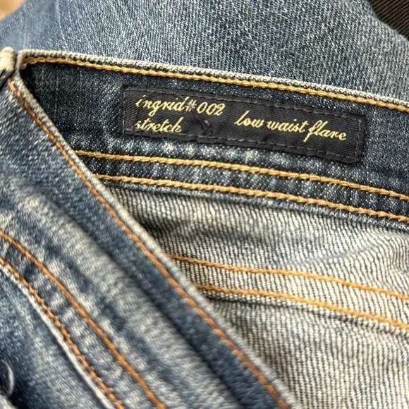 Citizens of Humanity Ingrid Low Waist Flare Jeans Size 27 - Picture 2 of 5